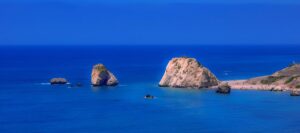 aphrodite's rock, beach, cyprus